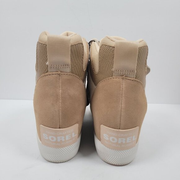Sorel Out N About Sport Wedge Women's Nova Sand Canoe Boots US Size 9 NWT - Picture 4 of 9